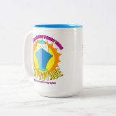 Tasse 2 Couleurs Musique à deux tons (Devant gauche)