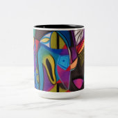 Tasse 2 Couleurs Musique à deux tons (Centre)