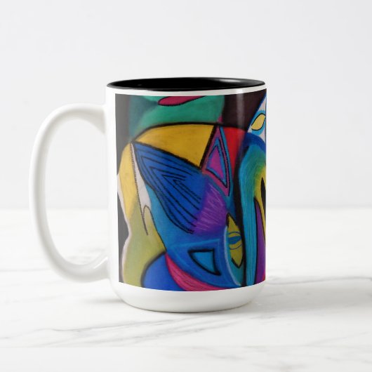 Tasse 2 Couleurs Musique à deux tons (Gauche)