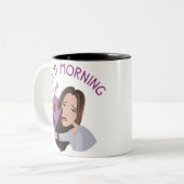 Tasse 2 Couleurs Musique à deux tons (Devant gauche)