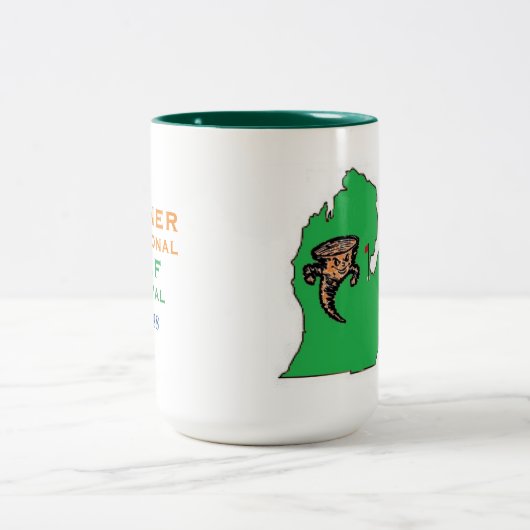 Tasse 2 Couleurs Musique à la broche (Centre)