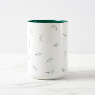 Tasse 2 Couleurs Musique à la feuille verte