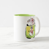 Tasse 2 Couleurs Musique à la neige et au cacao (Devant droit)