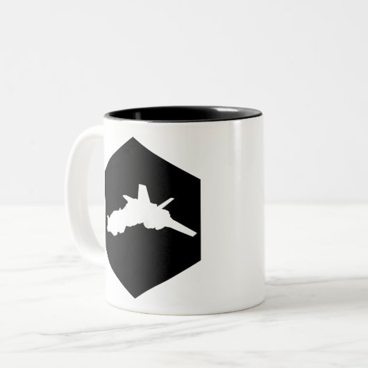 Tasse 2 Couleurs Musique aérospatiale (Devant gauche)