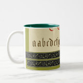 Tasse 2 Couleurs Musique Alphabet (Gauche)