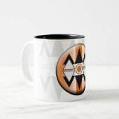 Tasse 2 Couleurs Musique amérindienne (Devant gauche)