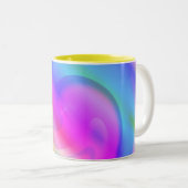 Tasse 2 Couleurs Musique arc-en-ciel (Devant droit)