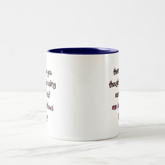 Tasse 2 Couleurs Musique arc-en-ciel (Centre)