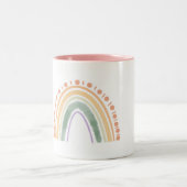 Tasse 2 Couleurs Musique arc-en-ciel Boho (Centre)