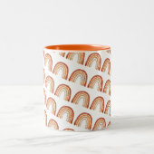 Tasse 2 Couleurs Musique arc-en-ciel rétro (Centre)