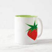 Tasse 2 Couleurs Musique aux fraises (Devant droit)