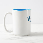 Tasse 2 Couleurs Musique bleue (Gauche)