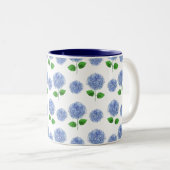 Tasse 2 Couleurs Musique bleue Hydrangea (Devant droit)