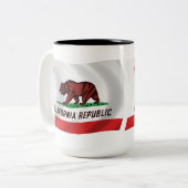 Tasse 2 Couleurs Musique californienne (Devant gauche)