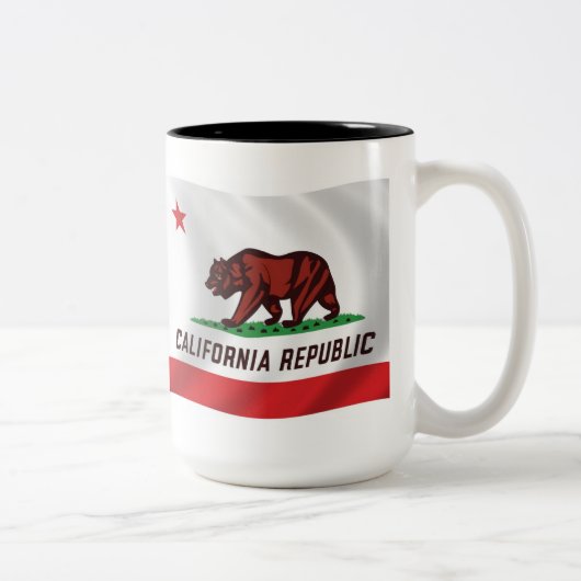 Tasse 2 Couleurs Musique californienne (Droit)