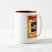 Tasse 2 Couleurs Musique d'affiche Recherchée occidentale (Devant droit)