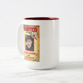 Tasse 2 Couleurs Musique d'affiche Recherchée occidentale (Devant gauche)