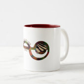 Tasse 2 Couleurs Musique d'amour (Devant droit)
