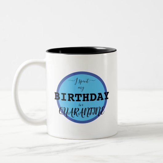 Tasse 2 Couleurs Musique d'anniversaire de la quarantaine (Gauche)