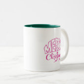 Tasse 2 Couleurs Musique d'arbre lunaire (Devant droit)