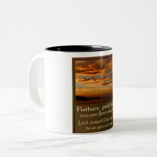 Tasse 2 Couleurs Musique d'art chrétien (Devant gauche)