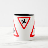 Tasse 2 Couleurs Musique d'avion (Centre)