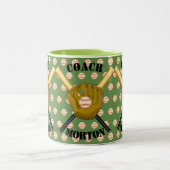 Tasse 2 Couleurs Musique de baseball (Centre)