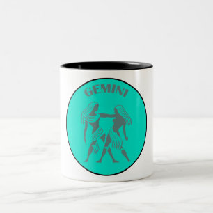 Tasse 2 Couleurs Musique de café Gemini