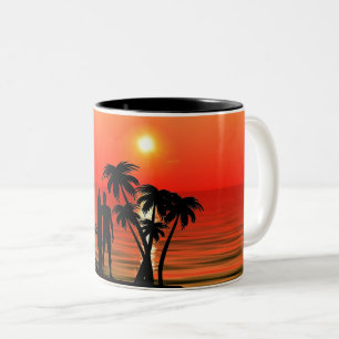 Tasse 2 Couleurs Musique de café surfer