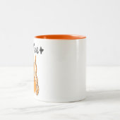 Tasse 2 Couleurs Musique de chat Purrpieds (Centre)