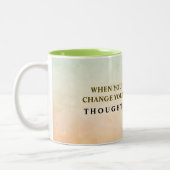 Tasse 2 Couleurs Musique de citation de vie (Gauche)