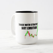 Tasse 2 Couleurs Musique de collection Forex Day Trader (Devant gauche)