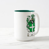 Tasse 2 Couleurs Musique de crête de famille (Devant droit)