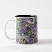 Tasse 2 Couleurs Musique de Crocus pourpre (Gauche)