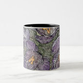 Tasse 2 Couleurs Musique de Crocus pourpre (Centre)