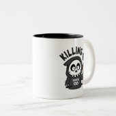 Tasse 2 Couleurs Musique de faucheuse (Devant droit)