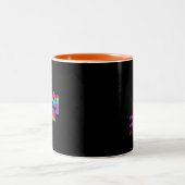 Tasse 2 Couleurs Musique de Funky Town (Centre)