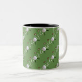 Tasse 2 Couleurs Musique de golf (Devant droit)