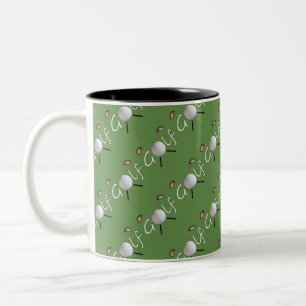 Tasse 2 Couleurs Musique de golf