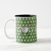 Tasse 2 Couleurs Musique de golf (Gauche)