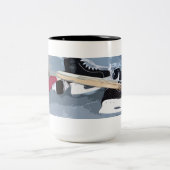 Tasse 2 Couleurs Musique de hockey (Centre)