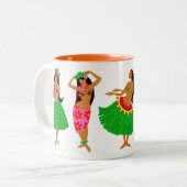 Tasse 2 Couleurs Musique de Hula (Devant gauche)