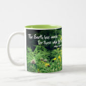 Tasse 2 Couleurs Musique De La Nature Citation Inspirationnelle (Gauche)