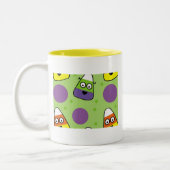 Tasse 2 Couleurs Musique de maïs d'Halloween (Gauche)