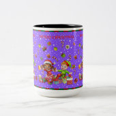 Tasse 2 Couleurs Musique de Noël (Centre)