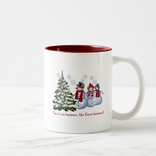 Tasse 2 Couleurs Musique de Noël (Droit)