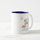 Tasse 2 Couleurs Musique de Noël (Devant droit)