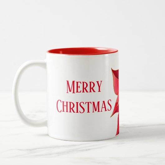 Tasse 2 Couleurs Musique de Noël (Gauche)