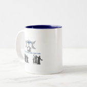 Tasse 2 Couleurs Musique de Noël (Devant gauche)