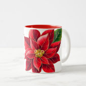 Tasse 2 Couleurs Musique de Noël (Devant droit)